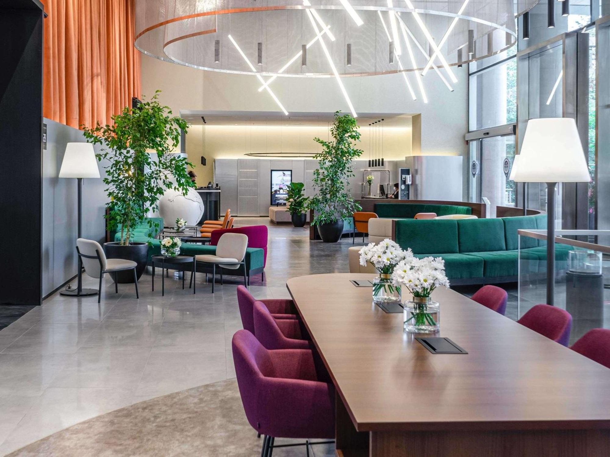 Pullman Santiago Vitacura Eksteriør billede Lobby